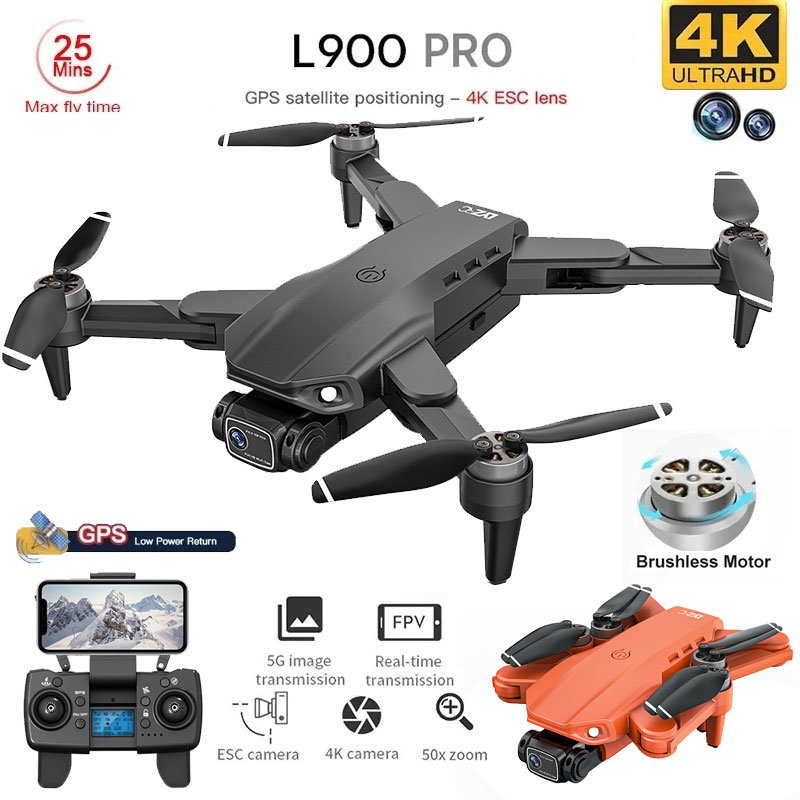 Drone E88Pro Rc 4K - L900 pro gps drone 4k profissional