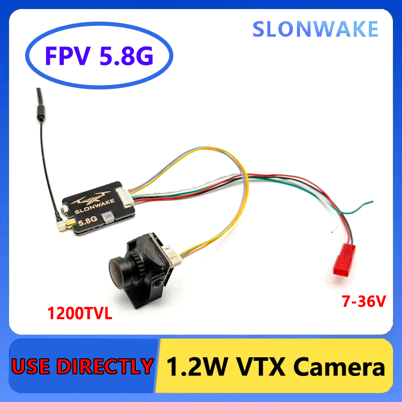 Fpv Camera Cmos - Transmissor de Longo Alcance SLONWAKE 5.8G