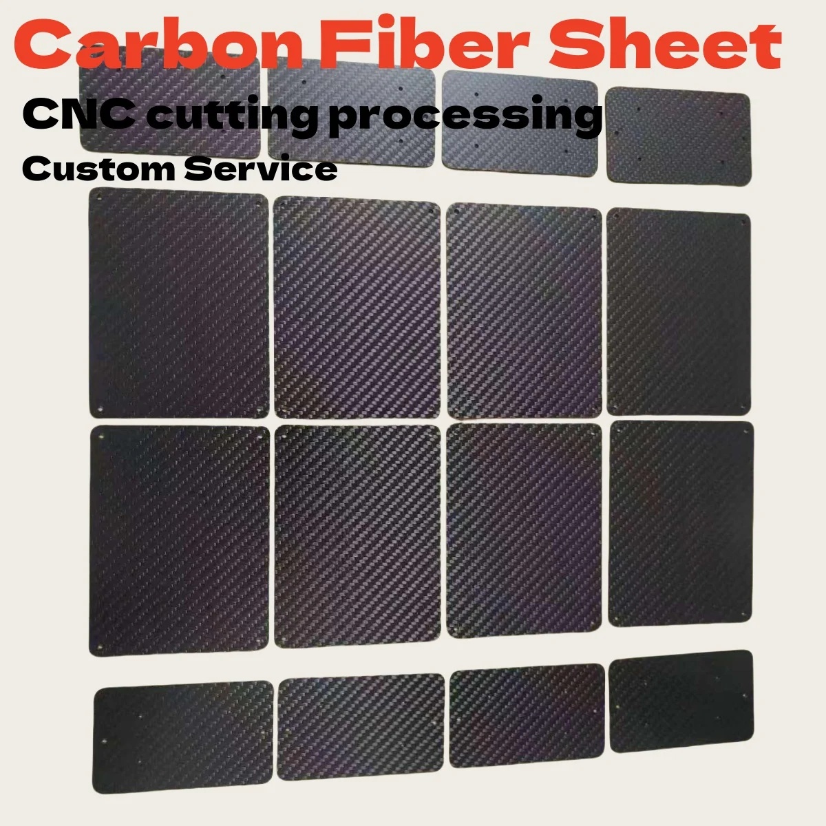 Carbon Fiber Drone Arm - Placa de Fibra de Carbono T800