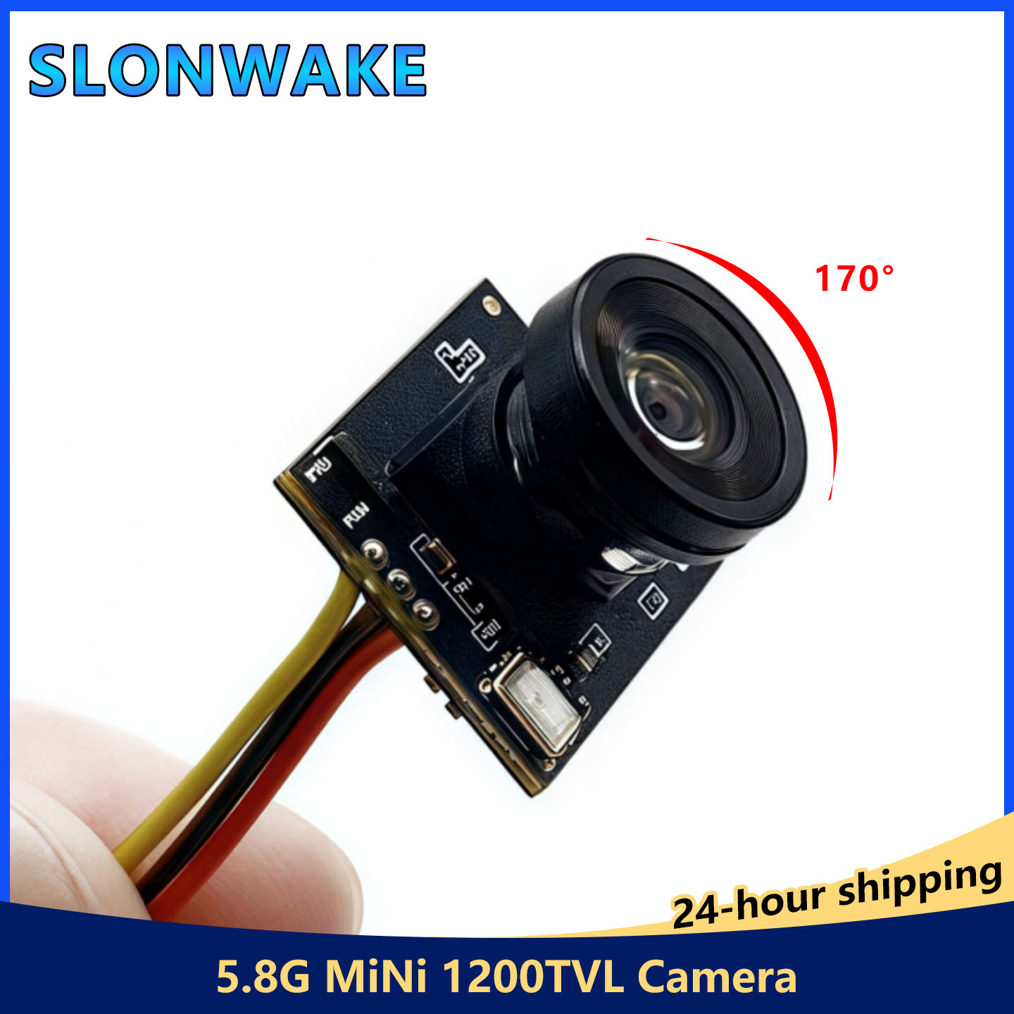Fpv Camera Cmos - Câmera FPV SLONWAKE Ultra Mini 5.8G