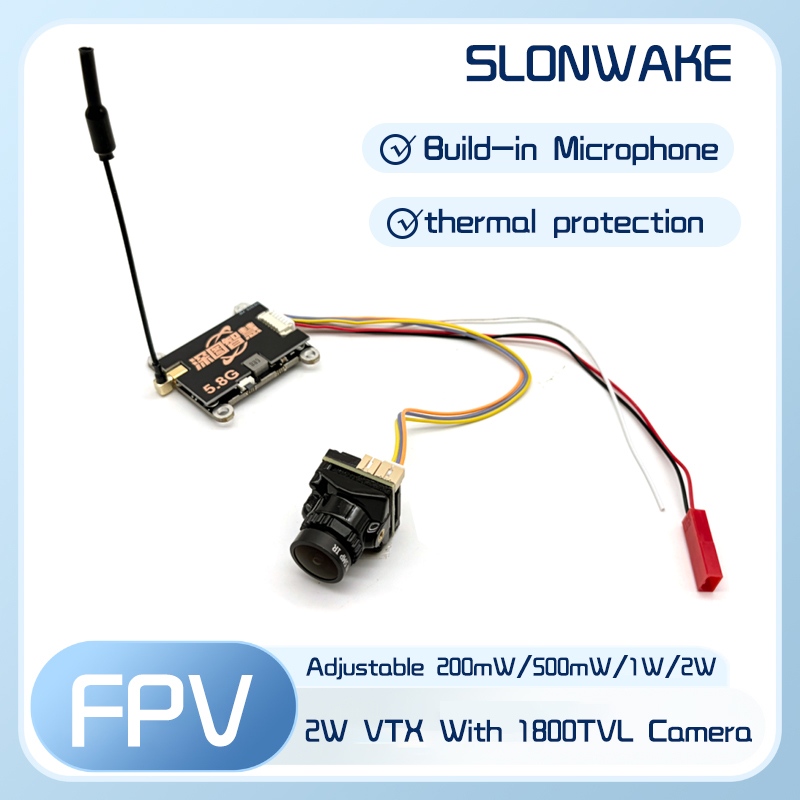 Transmissor VTX SLONWAKE 5.8G  - Fpv Camera Cmos avaliação e preço