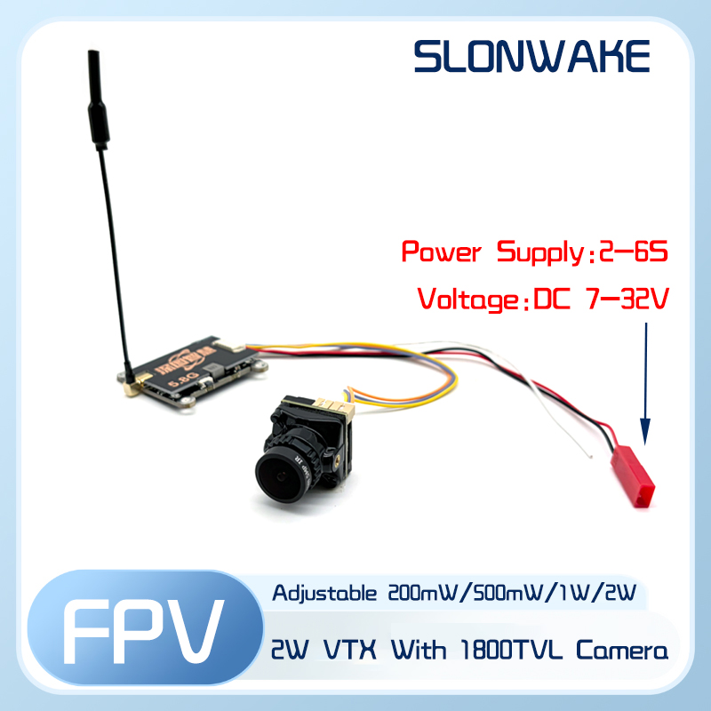 Transmissor VTX SLONWAKE 5.8G  - Fpv Camera Cmos avaliação e preço