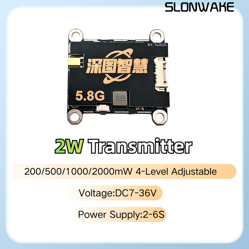 Transmissor VTX SLONWAKE 5.8G  - Fpv Camera Cmos avaliação e preço