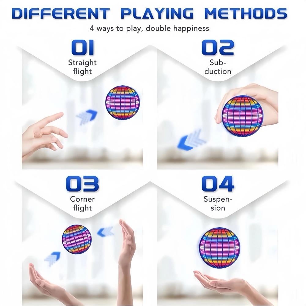 Orbe voador boomerang bola luz - Drone Ball Rc avaliação e preço