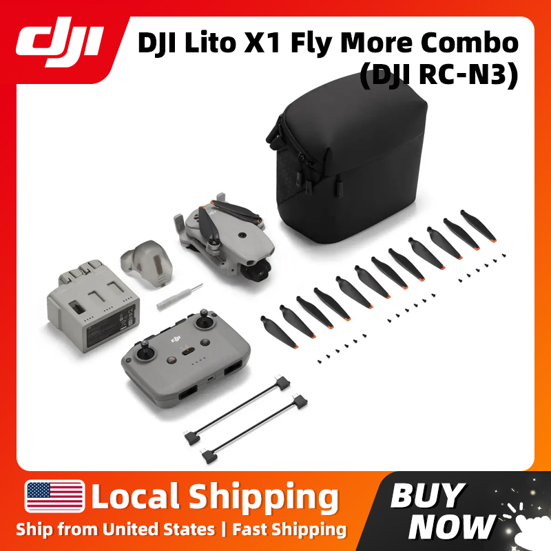 DJI Lito X1 Fly More Combo (DJ - Drone E88Pro Rc 4K avaliação e preço