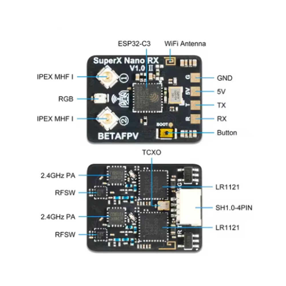 Receptor de dupla frequência B - Drone Rc Frequency avaliação e preço