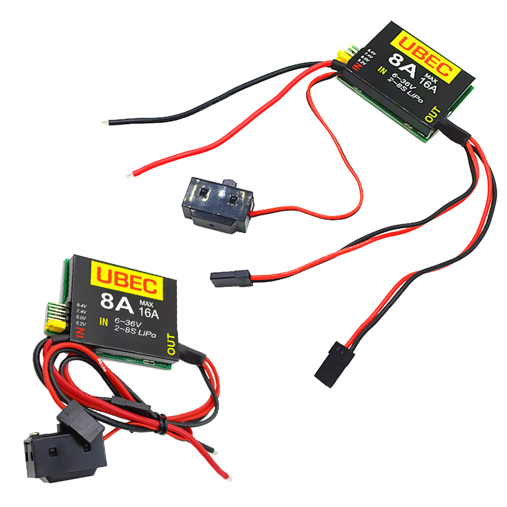 2S-6S 6-36V DUAL UBEC 8A + 4A  - Rc Car Servo avaliação e preço