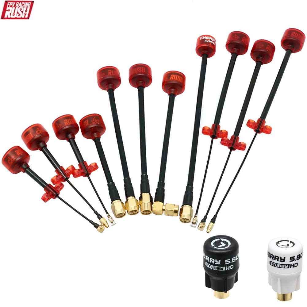 Rush cereja fpv 5.8g antena lh - Drone Rc Controller avaliação e preço