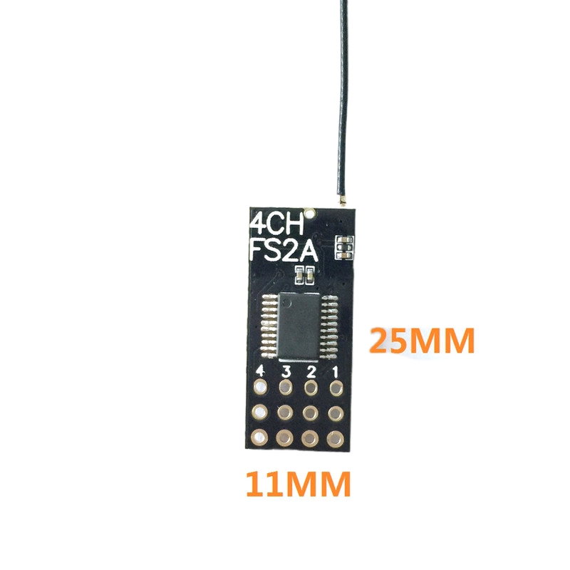 Receptor Mini Flysky FS2A 4CH  - Drone Rc Battery avaliação e preço