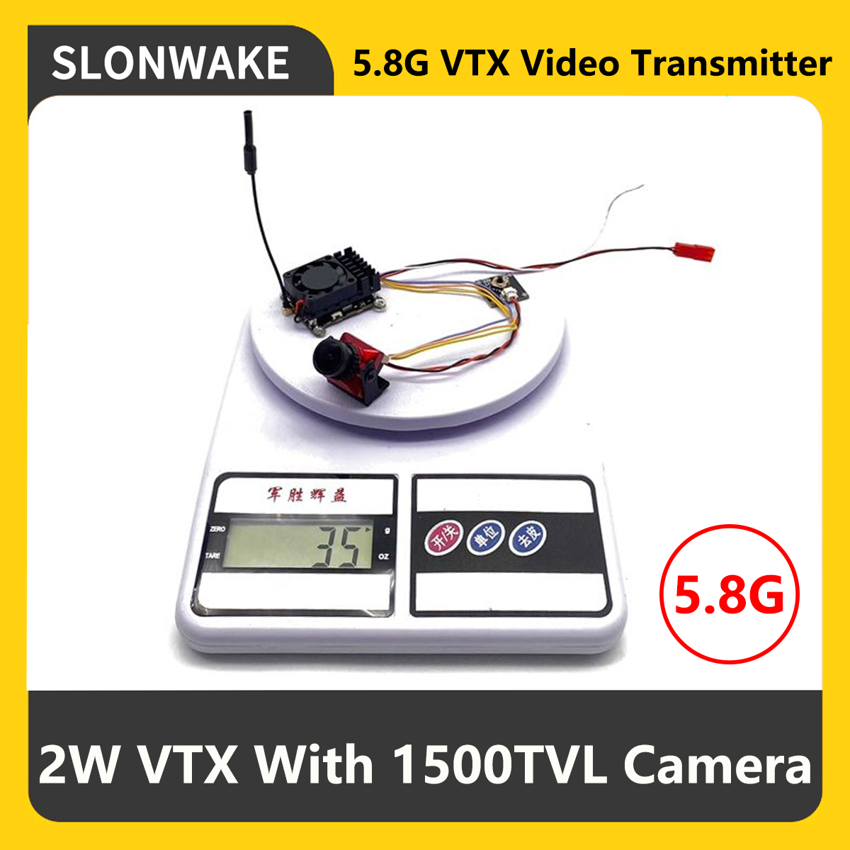 Transmissor FPV VTX SLONWAKE 5 - Fpv Drone Camera avaliação e preço