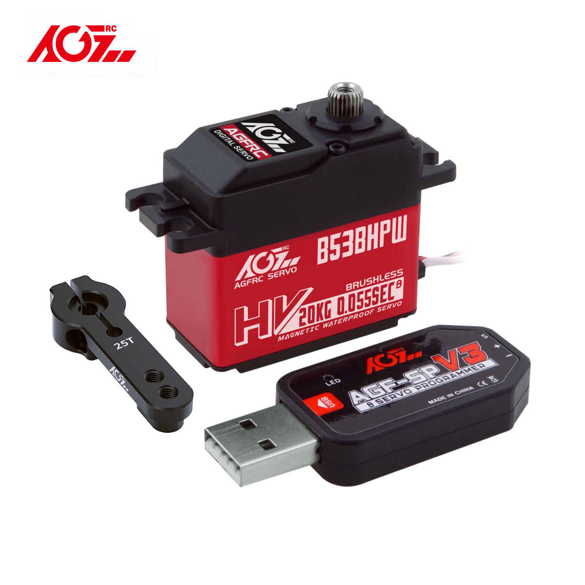 Servo AGFRC B53BHPW HV Super R - Rc Car Servo avaliação e preço