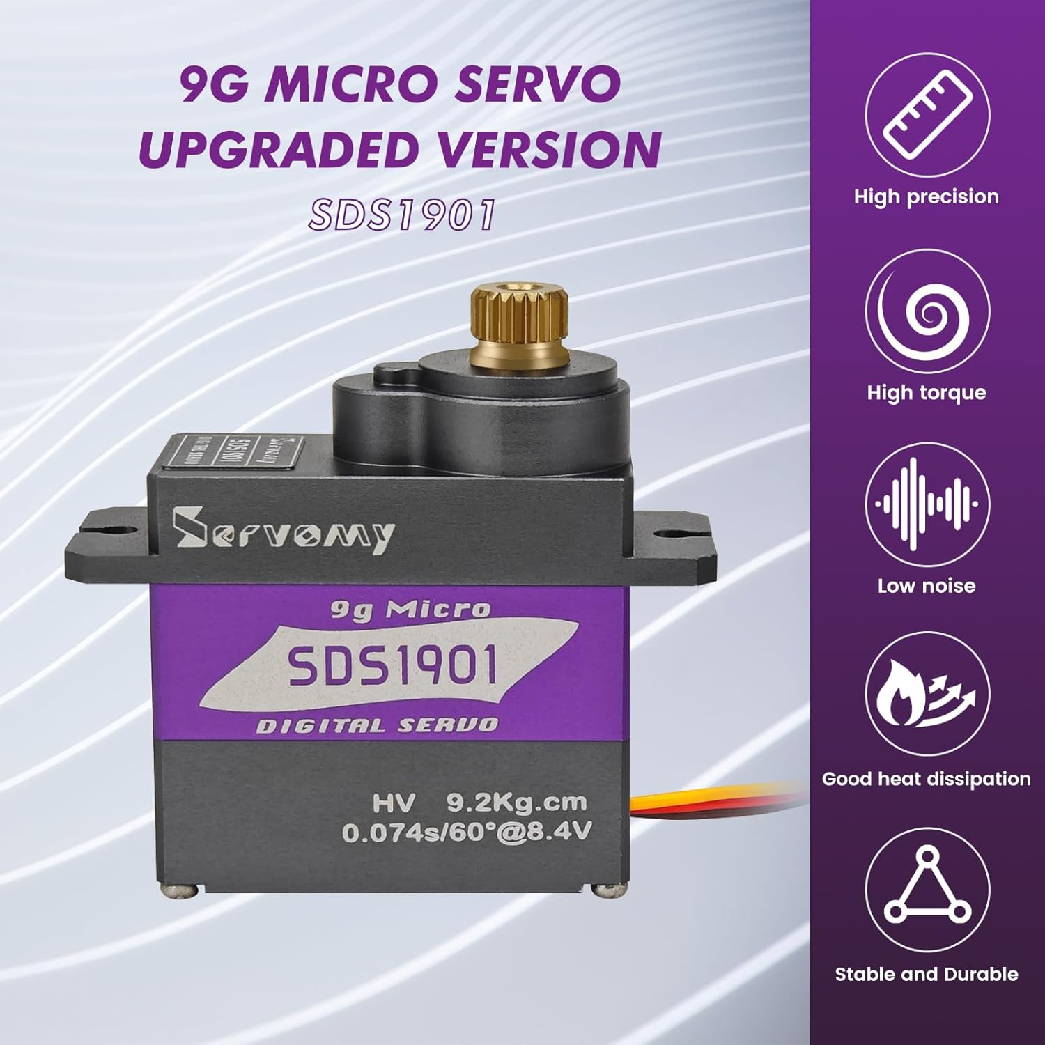 SERVOMY-SDS1901 Digital 9G Mic - Rc Car Servo avaliação e preço