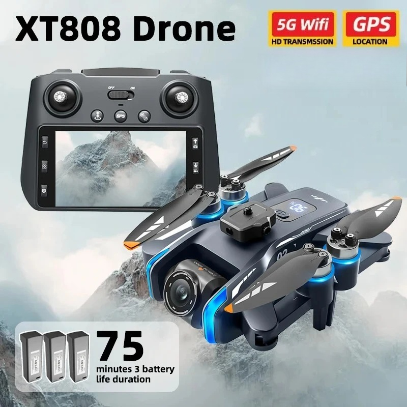 Drone Original XT808 Pro MAX 4 - Drone E88Pro Rc 4K avaliação e preço