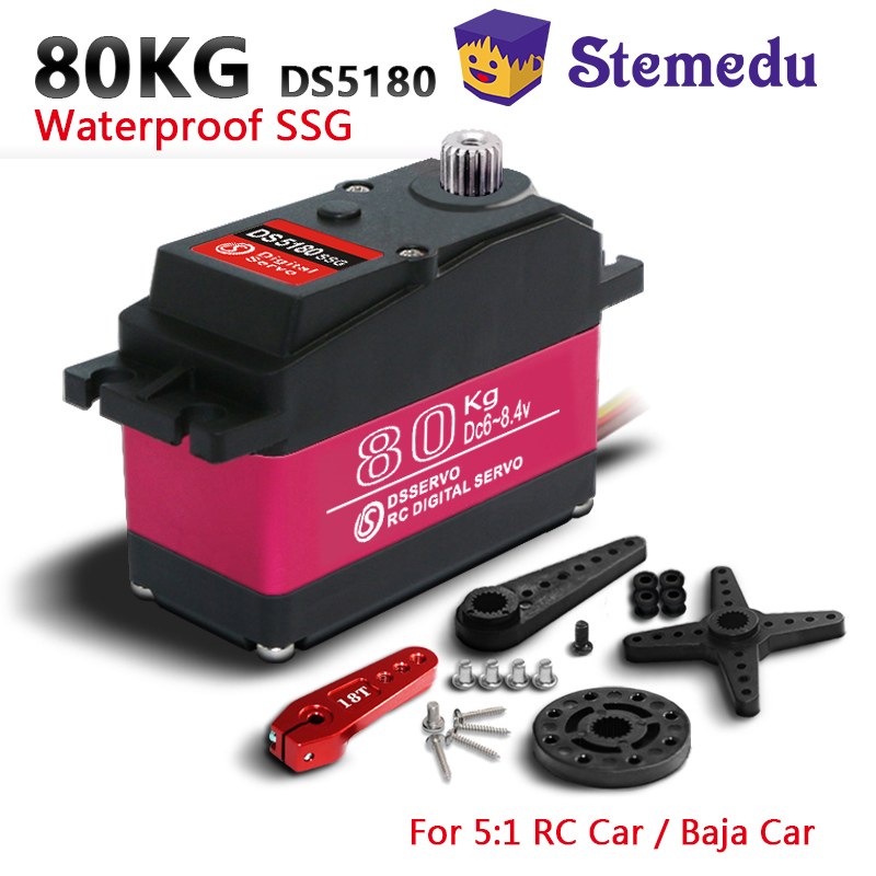 Dsservo à prova d'água ds5180  - Rc Car Servo avaliação e preço
