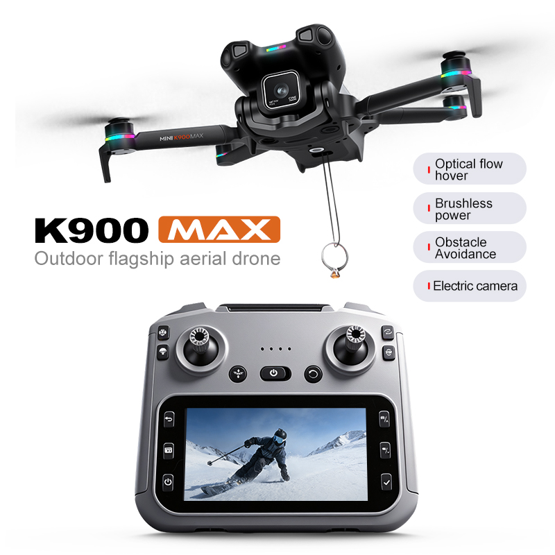 Novo Drone K900 MAX GPS com Câ - Fpv Camera Cmos avaliação e preço